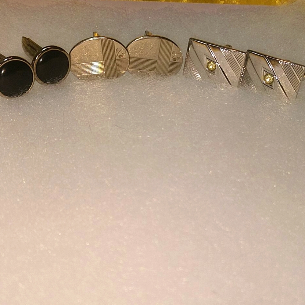 Lot of Men's Cufflinks 3 sets